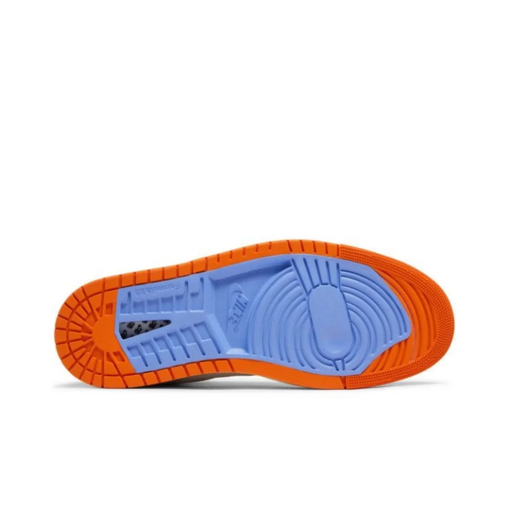 Nike Air Jordan 1 Zoom Air CMFT 2 Men’s Size 9.5 Shoes Royal/Orange DV1307-184